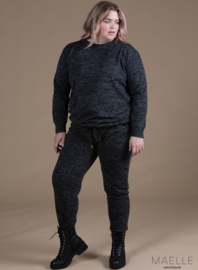 Warm Lounge Wear Set (ME-CS-1001) 001-Zwart