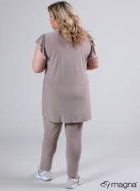 Sleeveless Frill Tunic (C-2305) 014-Sand