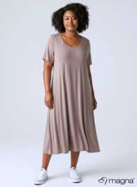 Long A-Line Dress (C-2203) 014-Sand