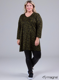 Relaxed Fit Tunic (C-2324-HVP) U91008-Digital Waves Lime