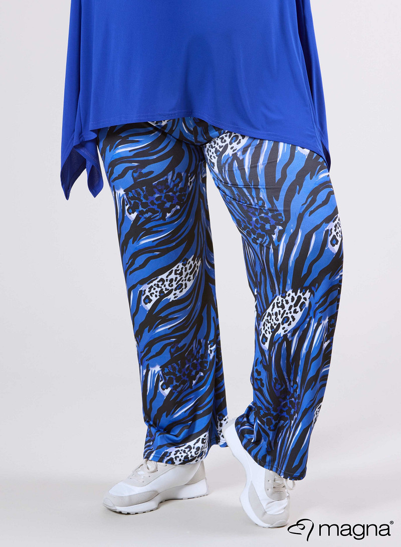 Broek Basic (D-03-PR) T71060-Animal Waves Blue