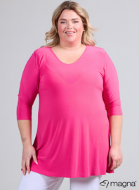 Lange basic shirt (B-6004) 006-Fuchsia