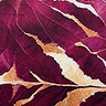 Long A-Line Tunike-Dress (C-2130-PRINT) T69032-Autumn Leaves Wine Red