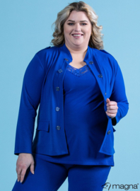 Short Button Sailor Jacket (K-2302) 060-Royal Blue