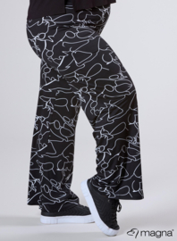 Broek Basic (D-03-PR) U36001-Scribble BW