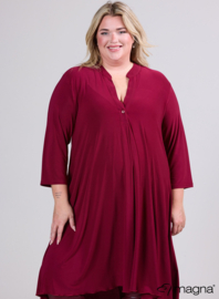 High Low A-Line Dress (C-2213) 032-Wine Red