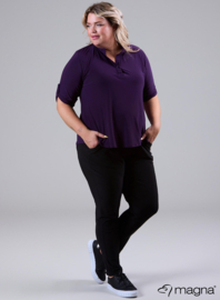 Roll Sleeve Top (B-9001) 059-Dr.Paars
