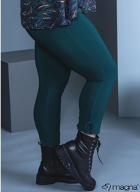 Legging met omslag en knoop (F-03) 038-Bottle Green