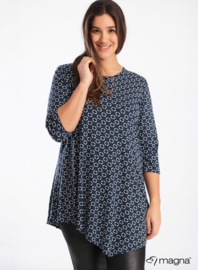 Tuniek Triangle vis-print (B-93-VPMB) 00002C-circle square navy
