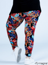 Legging Basic (F-0031-VISPR) - W97015-Floral Bush Red Blue