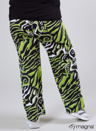 Broek Basic (D-03-PRINT) T40008-Art Zebra Lime