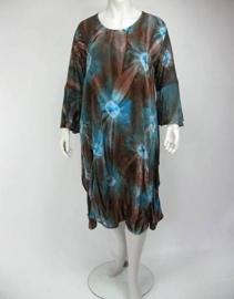 Desiree krinkle (08-2597-turqbrownsin)