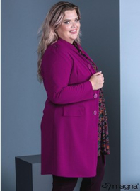 Blazer knopen (N-8005) 056-Dr.Fuchsia