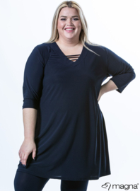 Relaxed V-Strap tunic (C-2320) 017-Marine