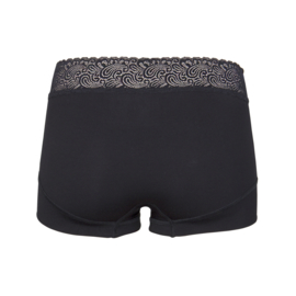 RJ PURE COLOR DAMES SHORT KANT - Zwart-007