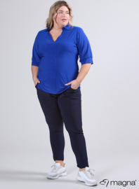 Puff Sleeve Shirt (B-2502) 060-Royal Blue