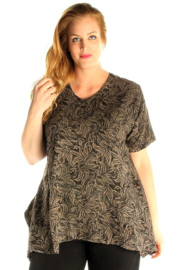 Tuniek Honey (05-3762-greyltaupeleaf)