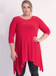 Tuniek Punten 3Q-mouw(C-0001) - 015-Rood