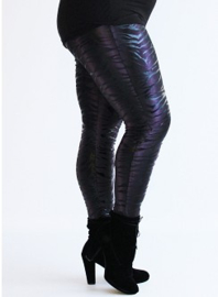 Legging Leather Look (F-23-LL-PR) 516059-Zebra Purple