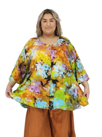 Blouse Emma (79-5385) YelBrownFlwr