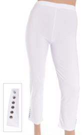 Legging met studs (F-10) 002=Wit