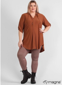 Tuniek Flowy String (C-2121) 063-Camel