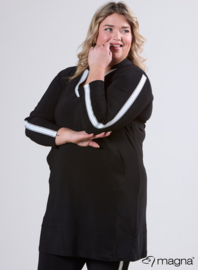 Tape & Line Tunic (C-2325) TP002-White Tape