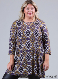 Relaxed V-Strap tunic (C-2320-VP) U94024-Ethnic Design Purple