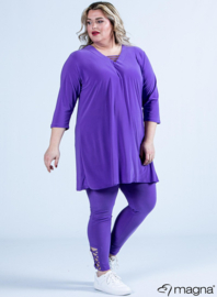 Relaxed V-Strap tunic (C-2320) 021-Purple