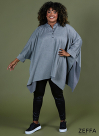 Oversized Tuniek/Ponncho (ZF-PO-1002-HVPK)  W06001-Small PdP