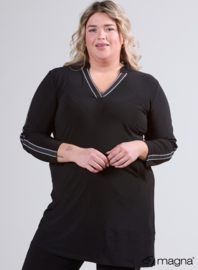 Tape & Line Tunic (C-2325) TP001-Black Tape