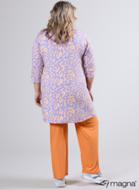 Relaxed V-Strap tunic (C-2320-VP) U26021-Panther Brush Lila