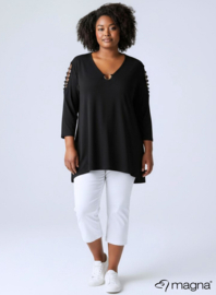 Rings Tunic (C-2607) 001-Zwart