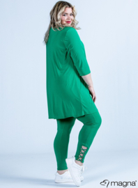 Relaxed V-Strap tunic (C-2320) 058-Forrest Green