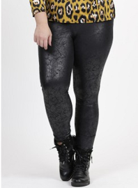 Legging Leather Look (F-23-LL-PR) 966001-Crackle Black