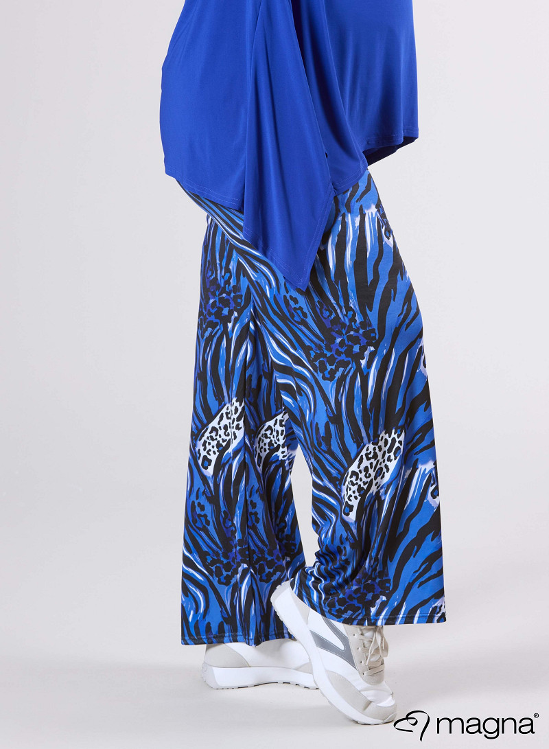 Broek Basic (D-03-PR) T71060-Animal Waves Blue