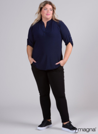 Roll Sleeve Top (B-9001) 017-Marine