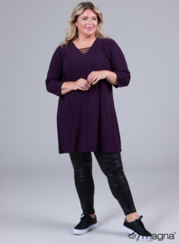 Relaxed V-Strap tunic (C-2320) 059-Dr.Purple