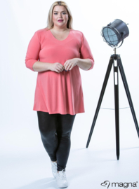Lange basic shirt (B-6004) 079-Burnt Coral