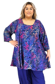 Tuniek Claire XL (11-5265) BluePinkTkj