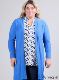 Open Front Loose Cardigan (N-2201) 071-Dark Sky Blue