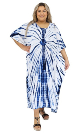 Kaftan "MARLEY" (02-5317) BlueWhiteTD