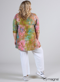 Lange basic shirt (B-6004-MSH) U17075-Open Jungle Rosa