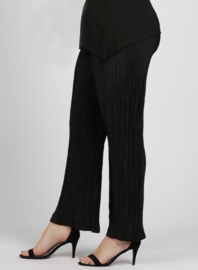 Broek Basic-pleated (D-03-Plissé) 001-Zwart