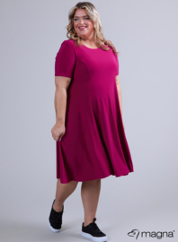 Long A-Line Dress (C-2203) 056-Magenta