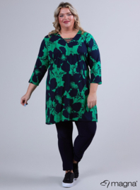 Relaxed V-Strap tunic (C-2320-VP) V59058-Bamboo Jungle Green