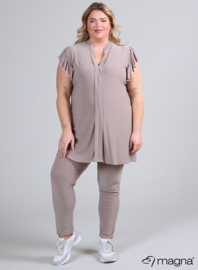Sleeveless Frill Tunic (C-2305) 014-Sand