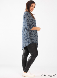 Tuniek Triangle vis-print (B-93-VPMB) 00002C-circle square navy