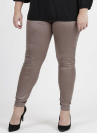 Legging Leather Look (F-23 LL) 061-Taupe