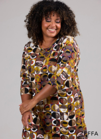 Simple Tunic  (ZF-TU-1005-LVP) U70065-Modern Art Ochre